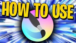 How To Make a Youtube THUMBNAIL With Krita!