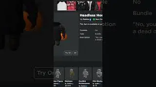How To Get FREE Headless In ROBLOX  