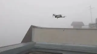 Если дрон DJI не хочет снижаться при полетах в туман