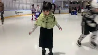 AK baby Kirsty skating 26 Dec 2023