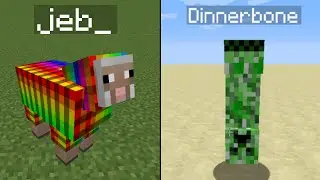 Minecraft - Every Name Tag Trick! (All Name Tag Tricks)