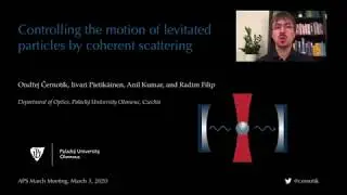 Controlling the motion of levitated particles by coherent scattering