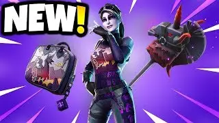 the Fortnite DARK BOMBER SKIN is HERE! (Dark Bomber Skin & Thunder Crash Pickaxe)