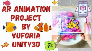 AR Animation Project using Vuforia through Unity 3D Engine || Augmented Reality || Vuforia