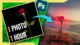 Making a Magic Flower in Photoshop │ 1 Photo, 1 Hour