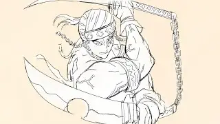 How to draw tengen uzui ||sound hashira||