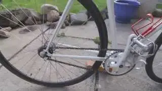 Fixie from old soviet (some sort of 'Старт Шоссе') road bicycle