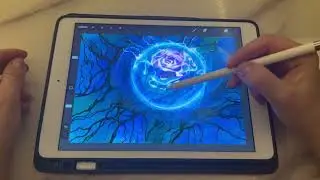 Урок рисования. Из алгоритма АСО нейрографика создаем нейроарт. Рисуем в Procreate