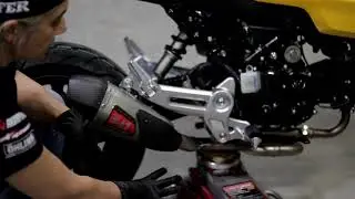 Completely Transform the REAR of your 2022 Grom RR Ohlins Shock Install Video - HardRacing.com HO047