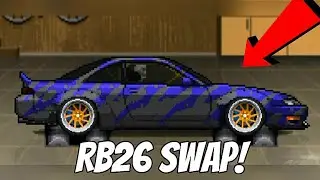 【Pixel Car Racer】RB26 Swap Nissan Silvia S14?!