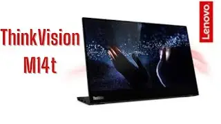 Lenovo ThinkVision M14t Gen 2 Portable Monitor | Slim Touch Screen Portable Monitor
