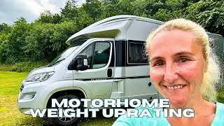 How to UP-RATE the weight of your Motorhome : From 3650kg to 4000kg on our Adria with SVTech