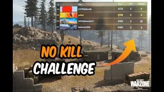 NO KILLS in the Cod WARZONE Challenge!! FUNNY MOMENTS!!