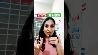 The common preposition mistake - in/at/on✈️ #shorts #englishgrammar #youtubeshorts