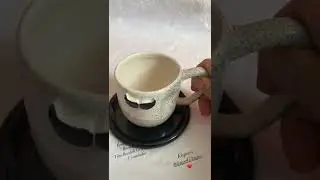 Epoksi #Resinart Siyah Çukur Çay Tabağı