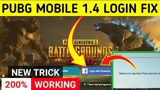 Network Error Login Failed Please Check Your Network Settings Pubg Mobile || How To fix Login Error