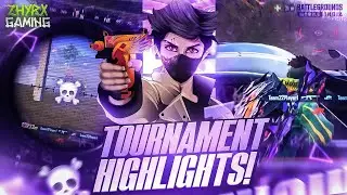 ZHYRX TOURNAMENT HIGHLIGHTS 🔥 | #BGMI