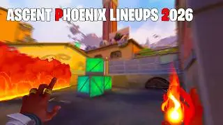 ASCENT PHOENIX LINEUPS 2026 - Valorant Guide 🔥
