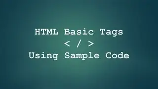 Html All Tags Part 2