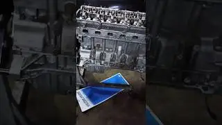 Аквабласт деталей двигателя Бмв
