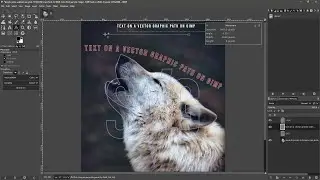 GIMP - Lesson 18 - Scalable Vector Graphics, Raster VS Vectors, Import and Export SVG, Texts, Paths
