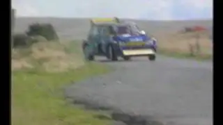 Auto-RALLY car top crash