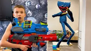 Huggy Wuggy vs BoomCo blaster Bogdan vs Huggy Wuggy