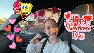 Milana makes a Valentines Day Basket for Mom!