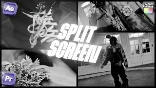 INSANE SPLIT SCREEN Effect + (FREE OVERLAYS & PROJECT FILE)