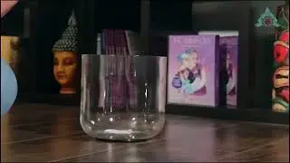 Clear Crystal Quartz Singing Bowl 7