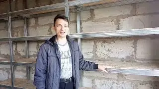 How to make shelves in the garage.