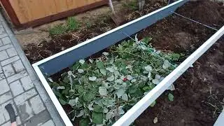 Делаем с женой тёплые грядки,3 ноября 2023 г.