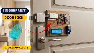 Arduino Fingerprint Door Lock System | R307 Biometric Security Project