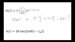2 - 3.5 Inverse Fourier Transform of Ideal Low Pass Filter