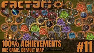 Factorio 100% Achievements | Default Map | #11 Oil Cracking!