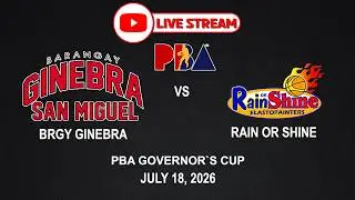 LIVE NOW! BRGY GINEBRA vs RAIN OR SHINE | PBASeason50 | July 18, 2026 | NBA2K24 Simulation Only