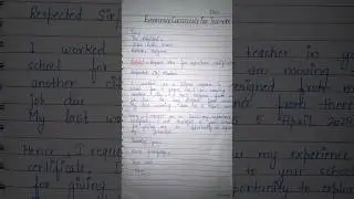 Experience certificate for teachers | Experience certificate letter for teachers 