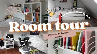 Room tour Rentrée Scolaire : Rangement et Organisation Collège / Lycée / Primaire