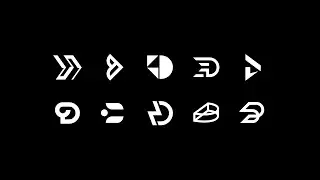 Designing 10 letter D logos (2020)