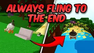 Spring Launcher to End Tutorial in Build a Boat for Treasure