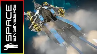 The Atlis fighter! - Space Engineers