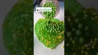Слаймы + история в такси🚕🍏💚🐸🌸🌺💗
