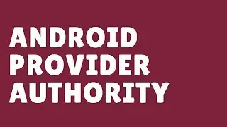 Android Provider Authority Conflict