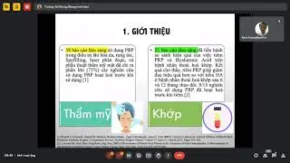 HUYẾT TƯƠNG GIÀU TIỂU CẦU HOẠT HOÁ & FIRBIN GIÀU TIỂU CẦU ỨNG DỤNG TRONG CƠ XƯƠNG KHỚP