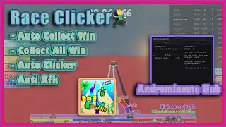 Roblox : Race Clicker Script Auto Farm Win, Collect All Wins & Auto Clicker! LAZIUM HUB!