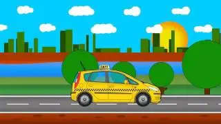 Машинки. Такси. Воздушные шарики. Гонки.