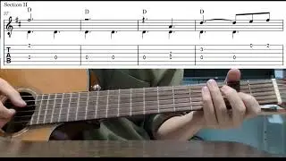 Only You (The Platters) - Easy Fingerstyle Guitar Playthrough Tutorial Lesson With Tabs