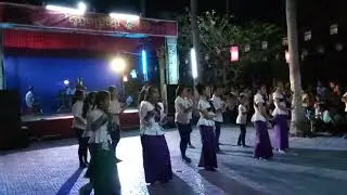 Khmer Girls Dancing in South Vietnam in 2018