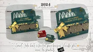 *Tutoriel* Jolie boîte à fenêtre pour bougies chauffe plat🕯️ avec produits Stampin'Up! - Ludi'Bulles