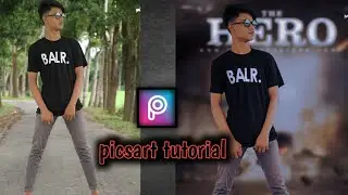 Picsart Tutorial || background change.